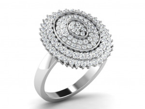 diamond ring for ladies 3D Print Model