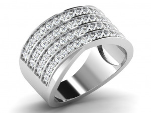 diamond ring for ladies 3D 프린트 모델