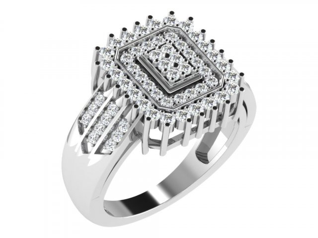 diamond ring for ladies Modelo de Impressão 3D .c4d .max .obj .3ds .fbx .stl .blend 