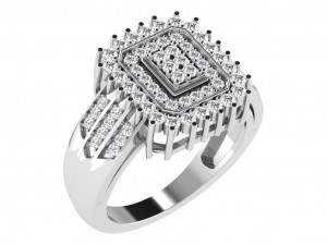 diamond ring for ladies 3D-printmodel