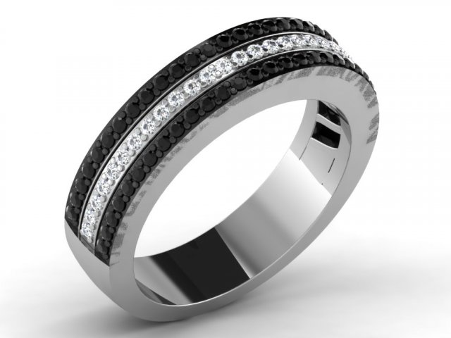 diamond ring for ladies 3D 打印模型 .c4d .max .obj .3ds .fbx .stl .blend