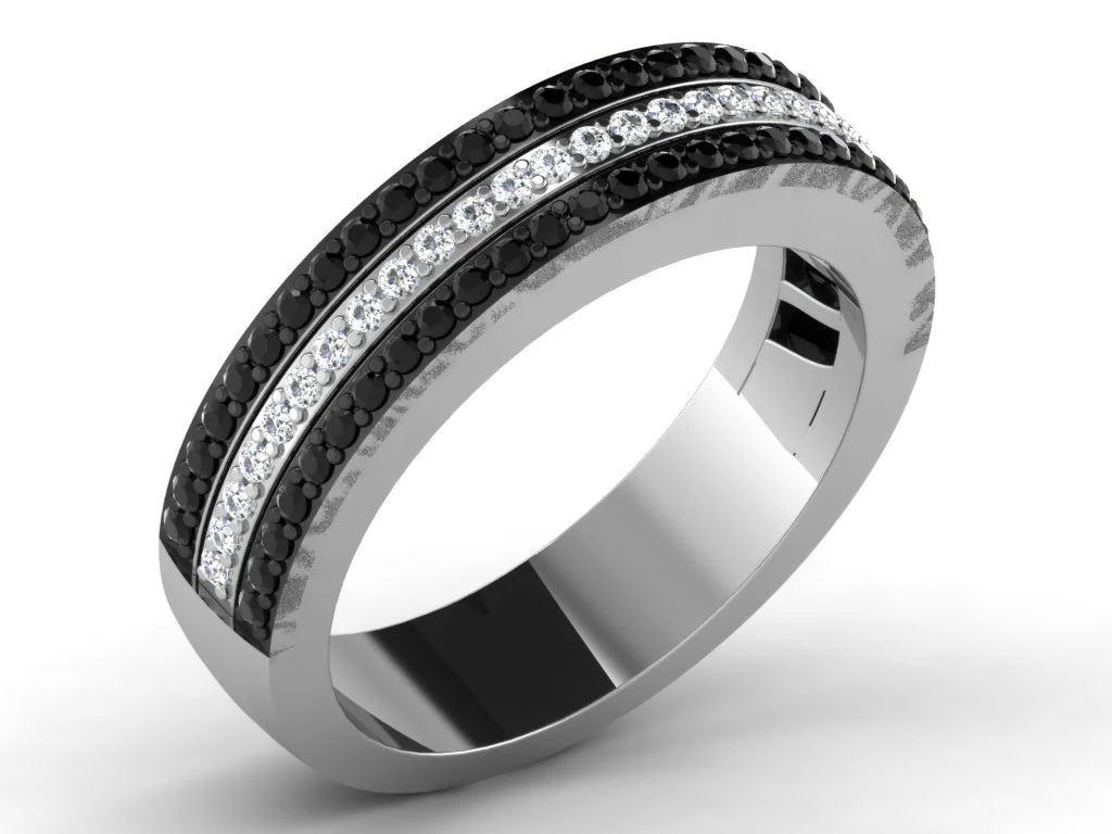 diamond ring for ladies 3D Print Model .c4d .max .obj .3ds .fbx .stl .blend
