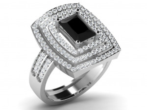 diamond ring for ladies 3D प्रिंट मॉडल