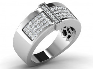 diamond ring for ladies Model do druku 3D