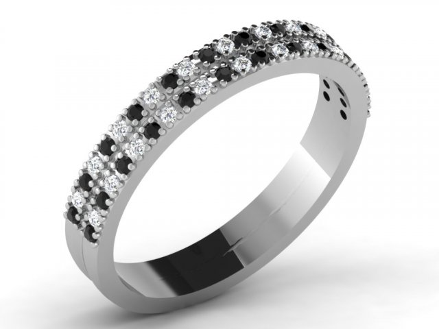 diamond ring for ladies Model Cetak 3D .c4d .max .obj .3ds .fbx .stl .blend 