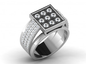 diamond ring for ladies Modelo de Impressão 3D