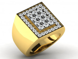 diamond ring for ladies 3D प्रिंट मॉडल