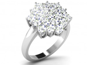 diamond ring for ladies 3D Print Model