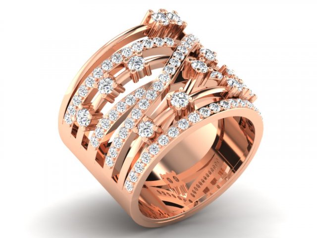 diamond ring for ladies 3D Принт Модель .c4d .max .obj .3ds .fbx .stl .blend 