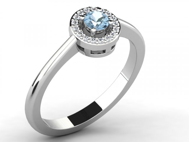 diamond ring for ladies Modèles 3D en vedette .c4d .max .obj .3ds .fbx .stl .blend 