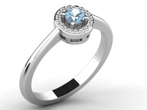 diamond ring for ladies Modelo de impresión 3D