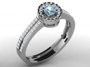 diamond ring for ladies 3D 프린트 모델