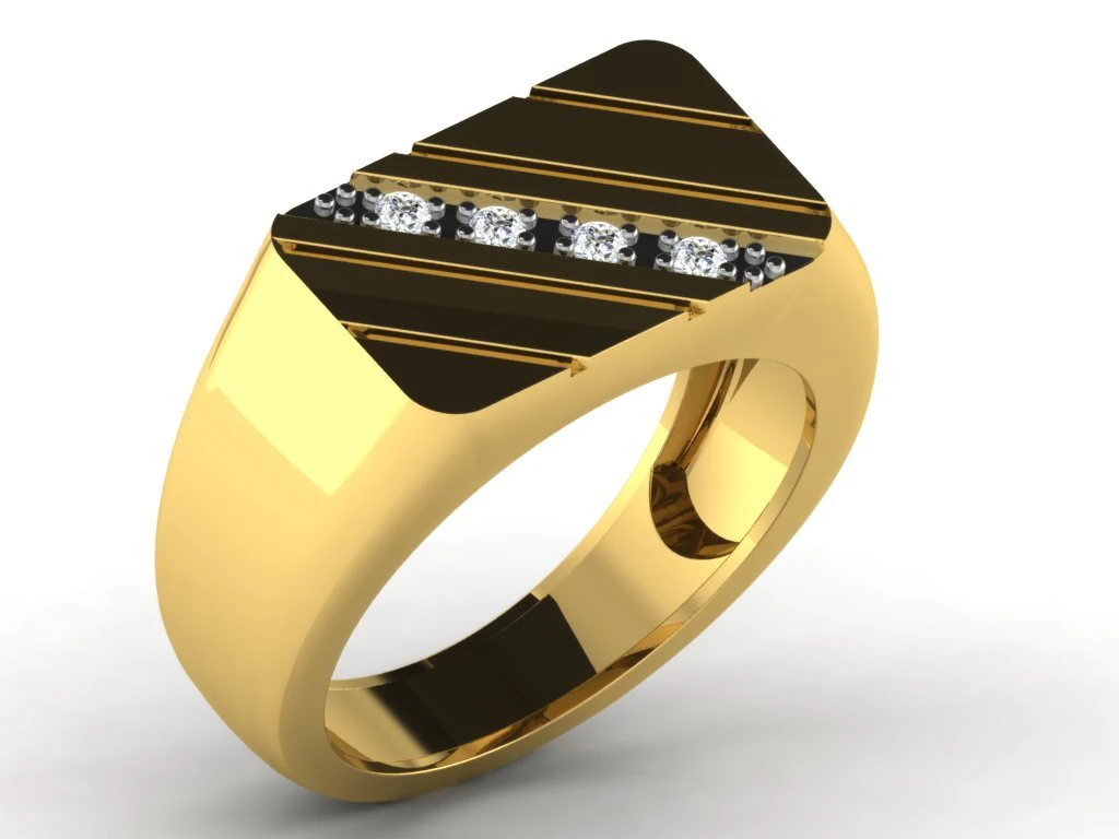 diamond ring for ladies 3D Print Model .c4d .max .obj .3ds .fbx .stl .blend