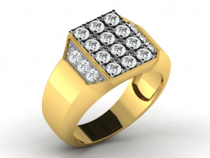 diamond ring for ladies 3D प्रिंट मॉडल