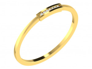 diamond ring for ladies Model do druku 3D
