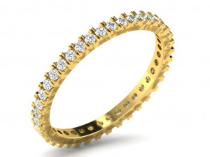 diamond ring for ladies 3D Принт Модель