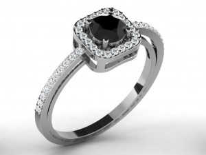 diamond ring for ladies 3D Принт Модель