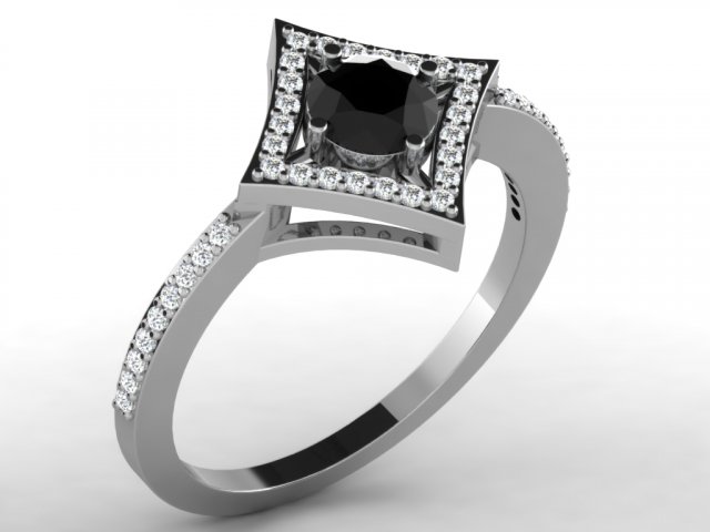 diamond ring for ladies Modelo de Impressão 3D .c4d .max .obj .3ds .fbx .stl .blend 
