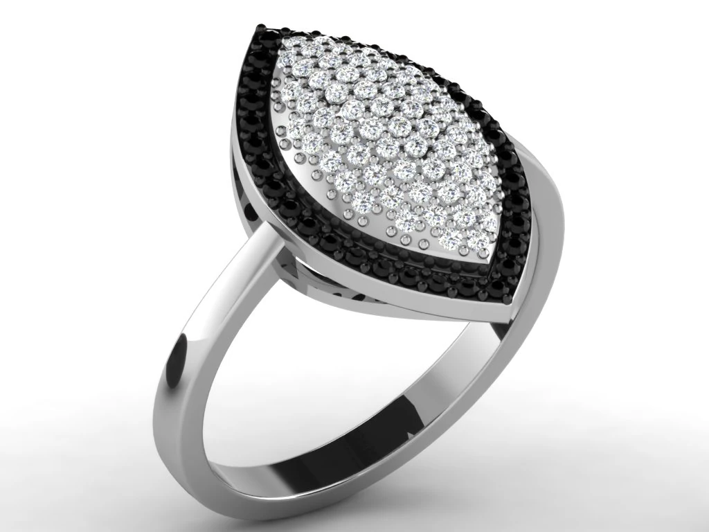 diamond ring for ladies 3D Print Model .c4d .max .obj .3ds .fbx .stl .blend