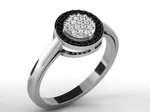 diamond ring for ladies Modèles 3D en vedette