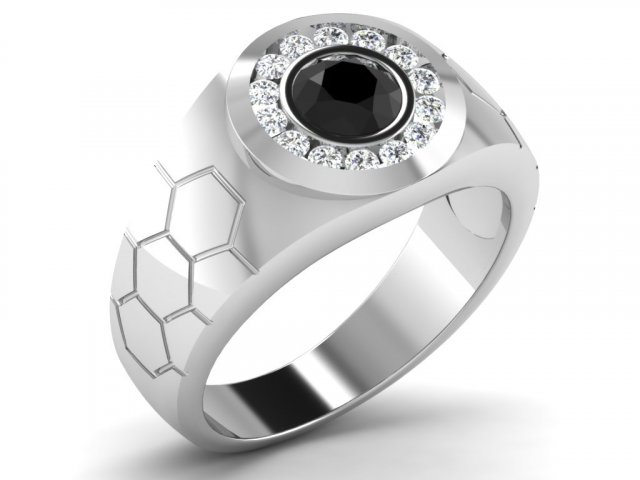 diamond ring for ladies 3Dプリントモデル .c4d .max .obj .3ds .fbx .stl .blend