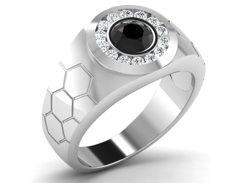 diamond ring for ladies 3D Print Model .c4d .max .obj .3ds .fbx .stl .blend 