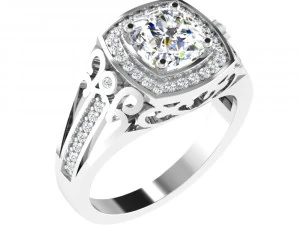diamond ring for ladies 3D Print Model
