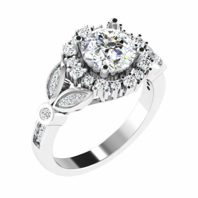 diamond ring for ladies Modelo de Impressão 3D .c4d .max .obj .3ds .fbx .stl .blend 