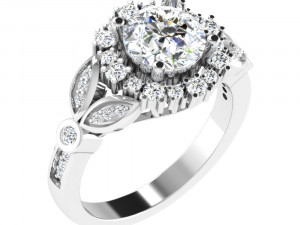 diamond ring for ladies 3Dプリントモデル