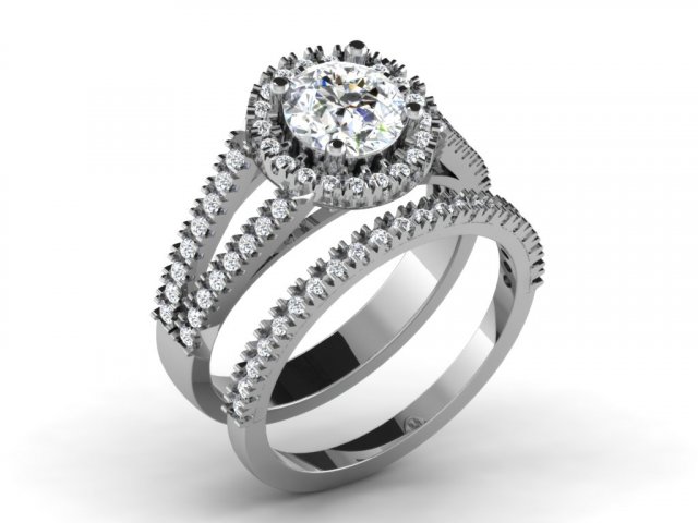 diamond ring for ladies Modelo de Impressão 3D .c4d .max .obj .3ds .fbx .stl .blend 