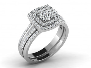 diamond ring for ladies 3D 프린트 모델