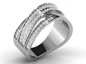 diamond ring for ladies 3D 프린트 모델