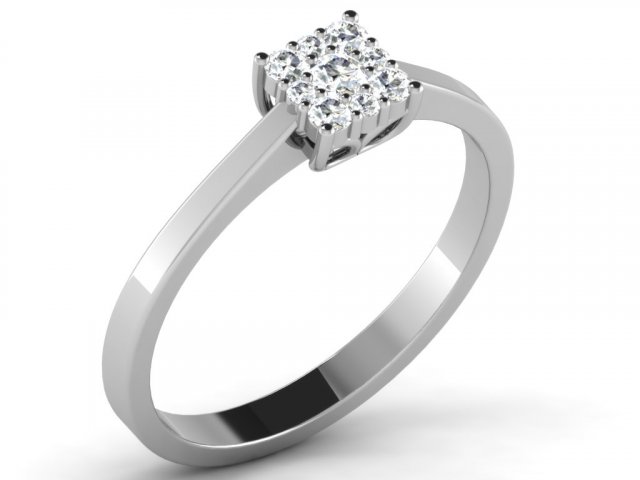 diamond ring for ladies 3D 打印模型 .c4d .max .obj .3ds .fbx .stl .blend 