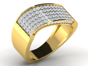 diamond ring for ladies 3D Print Model