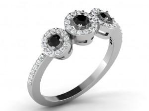 diamond ring for ladies 3Dプリントモデル