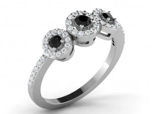 diamond ring for ladies 3D Print Model