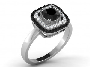 diamond ring for ladies 3D प्रिंट मॉडल