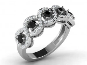 diamond ring for ladies 3D Print Model