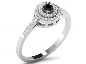 diamond ring for ladies Model do druku 3D