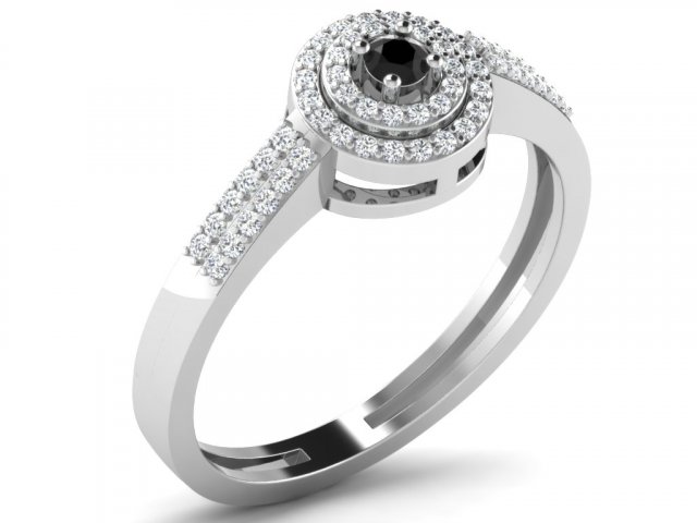 diamond ring for ladies Modelo de Impressão 3D .c4d .max .obj .3ds .fbx .stl .blend 