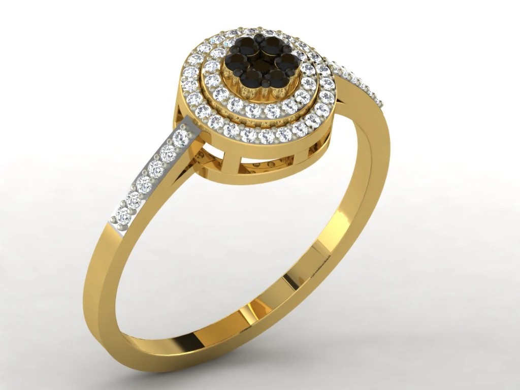 diamond ring for ladies 3D Print Model .c4d .max .obj .3ds .fbx .stl .blend 