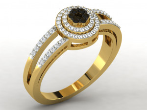 diamond ring for ladies Modelo de Impressão 3D