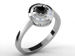 diamond ring for ladies Modelo de Impressão 3D