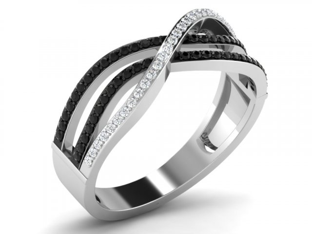 diamond ring for ladies Model Cetak 3D .c4d .max .obj .3ds .fbx .stl .blend 