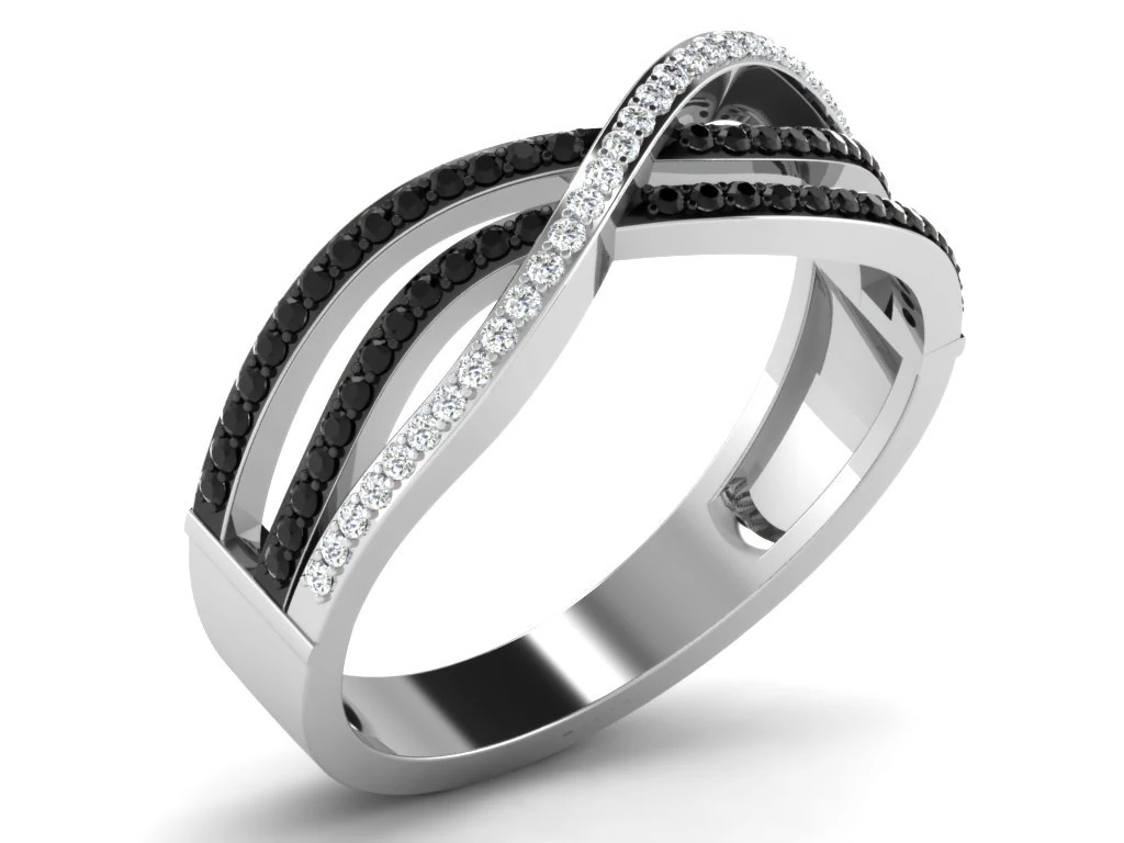 diamond ring for ladies 3D Print Model .c4d .max .obj .3ds .fbx .stl .blend