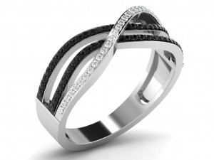 diamond ring for ladies 3D Baskı Modeli