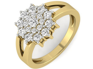 diamond ring for ladies 3D प्रिंट मॉडल