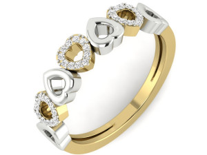 diamond ring for ladies Model do druku 3D