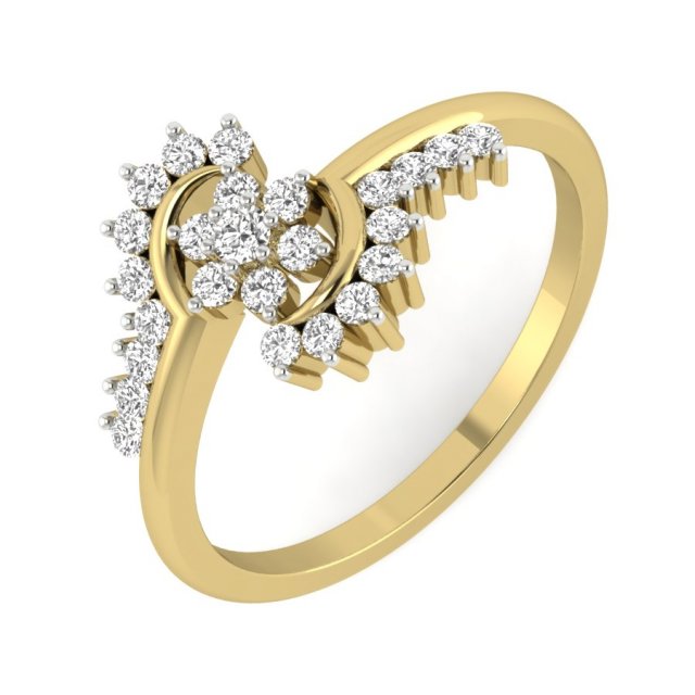 diamond ring for ladies 3D Принт Модель .c4d .max .obj .3ds .fbx .stl .blend 