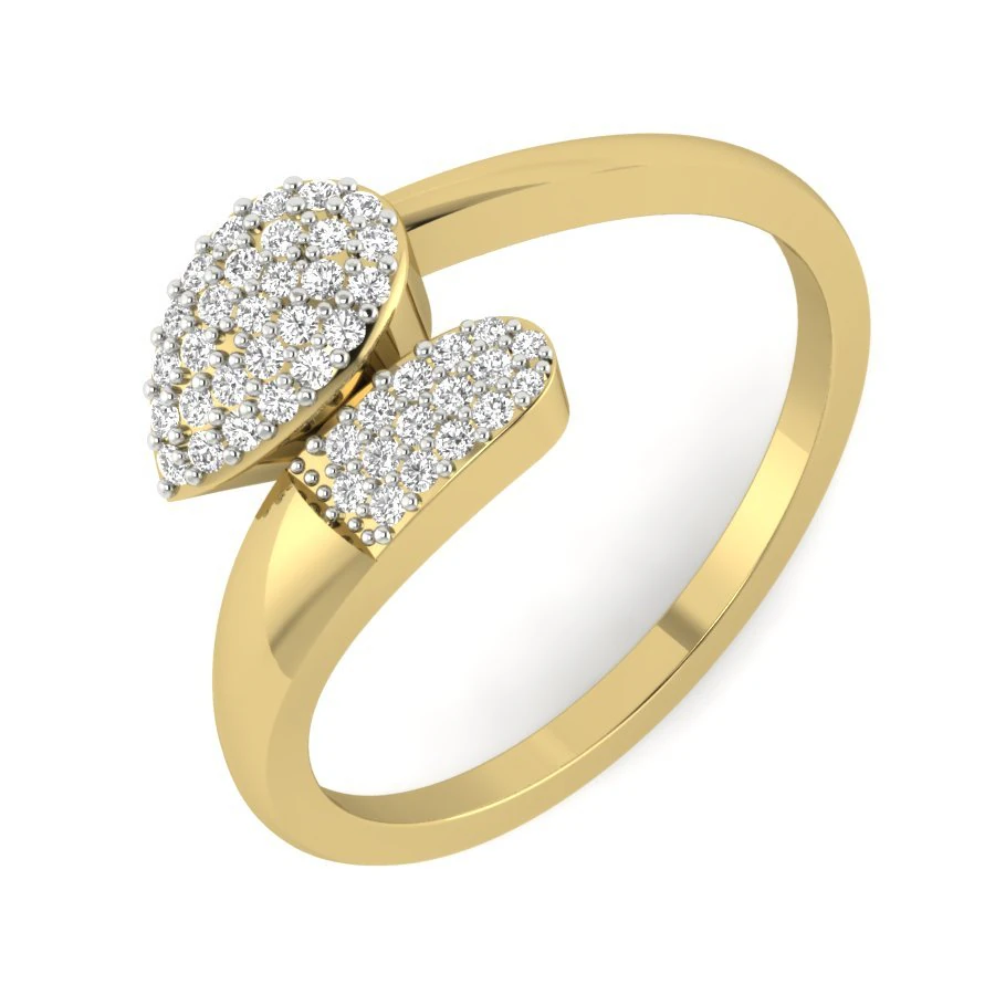 diamond ring for ladies 3D Print Model .c4d .max .obj .3ds .fbx .stl .blend 